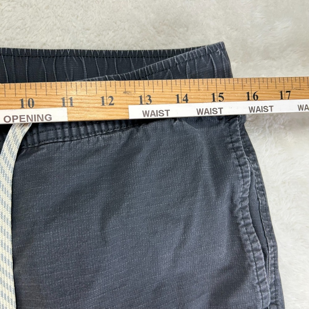 Vuori Ripstop Climber Pants Mens Size M Black Tapered Fit Drawstring "Read" - Picture 11 of 16